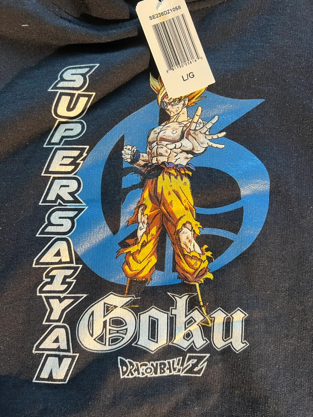 Dragon Ball Z Super Saiyan Goku Hoodie - Size L - photo 2