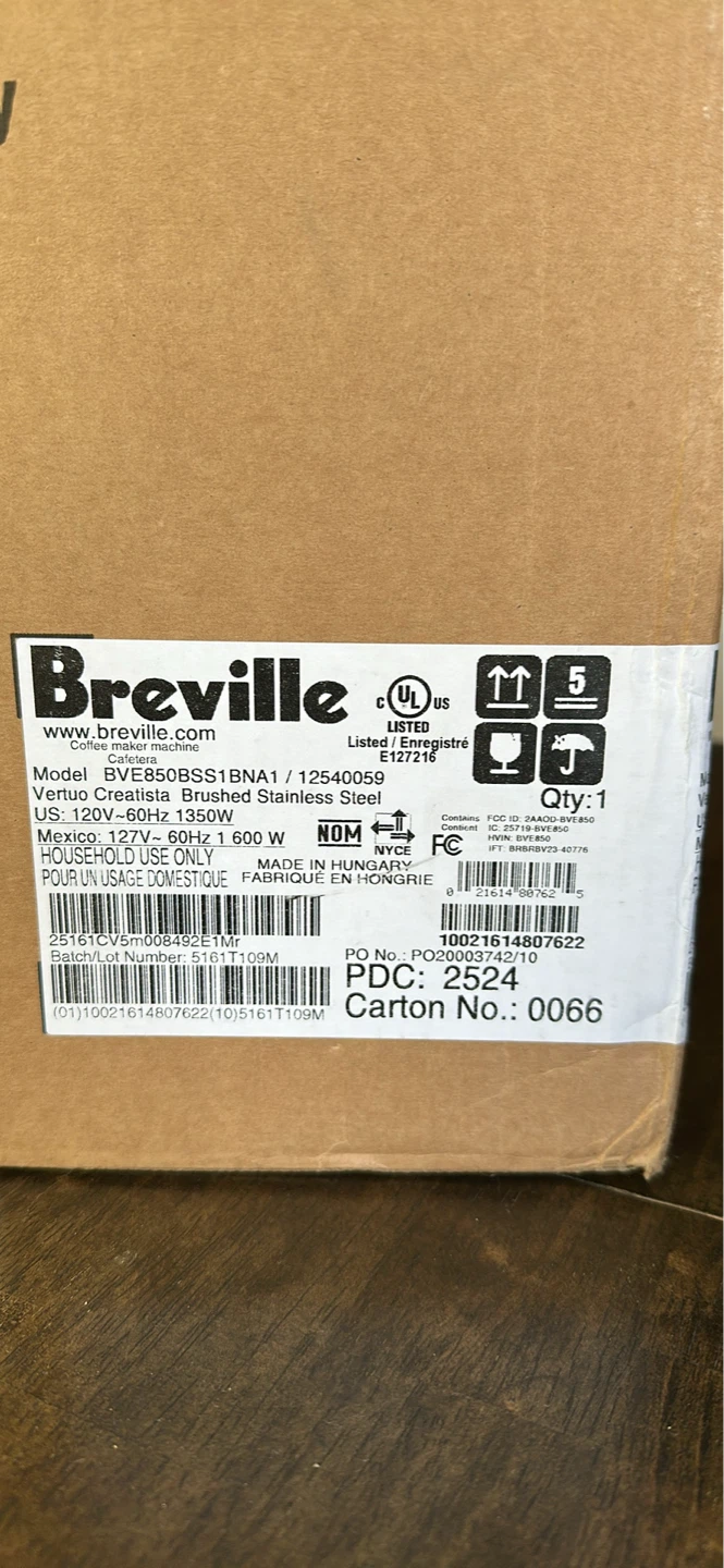 Nespresso Breville Vertuo Creatista Brushed Stainless Steel - photo 3