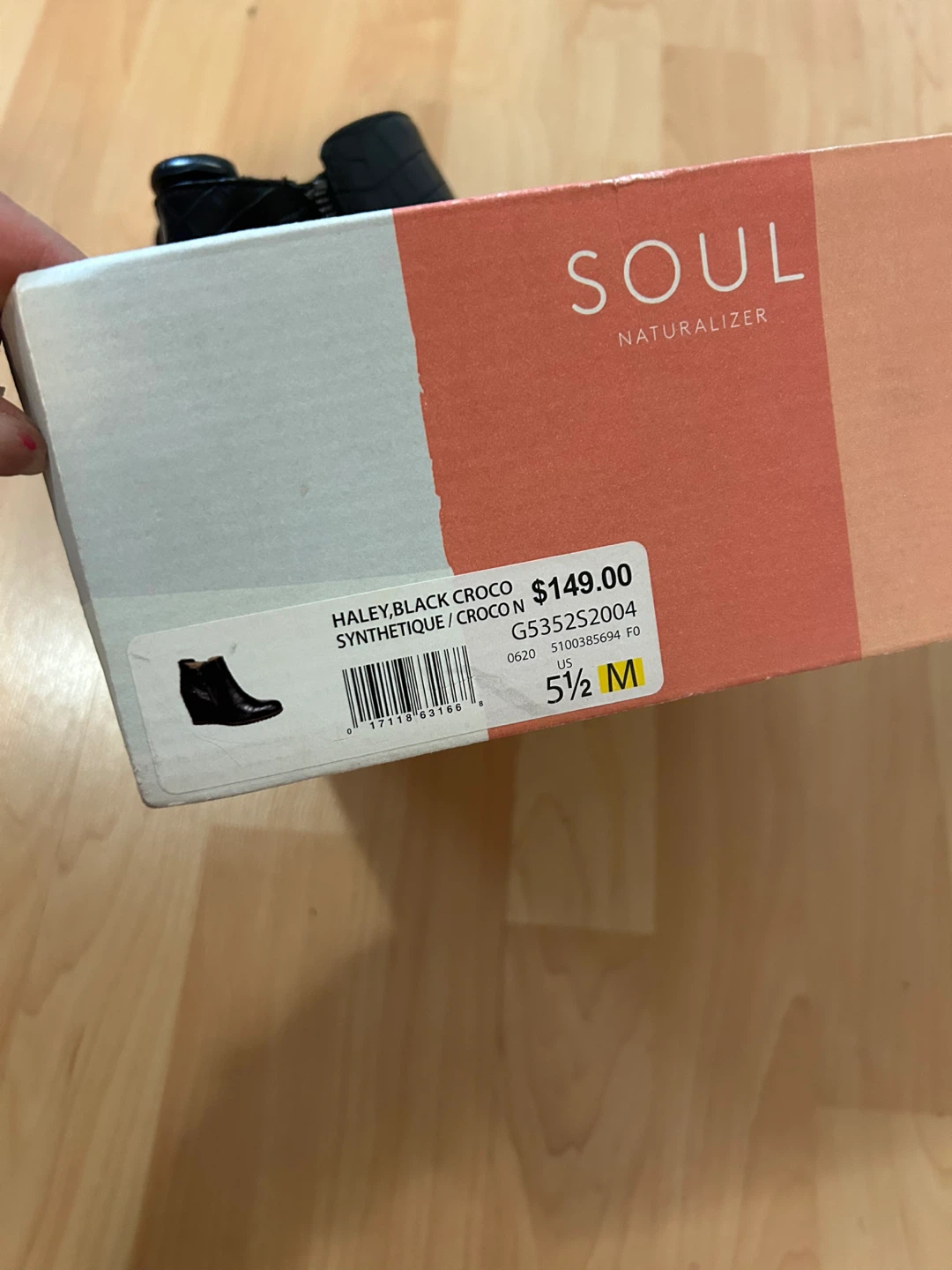 Soul Naturalizer Women's Black Croc Wedge Ankle Boots - photo 2