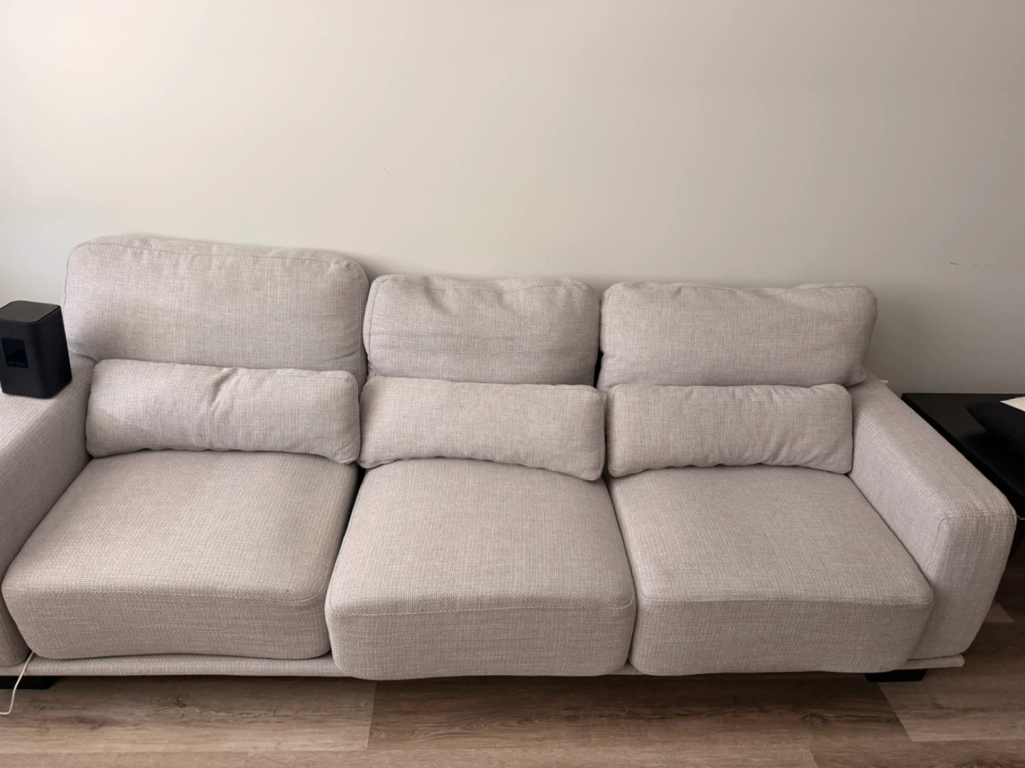 Light Gray 3-Seater Sofa - photo 3