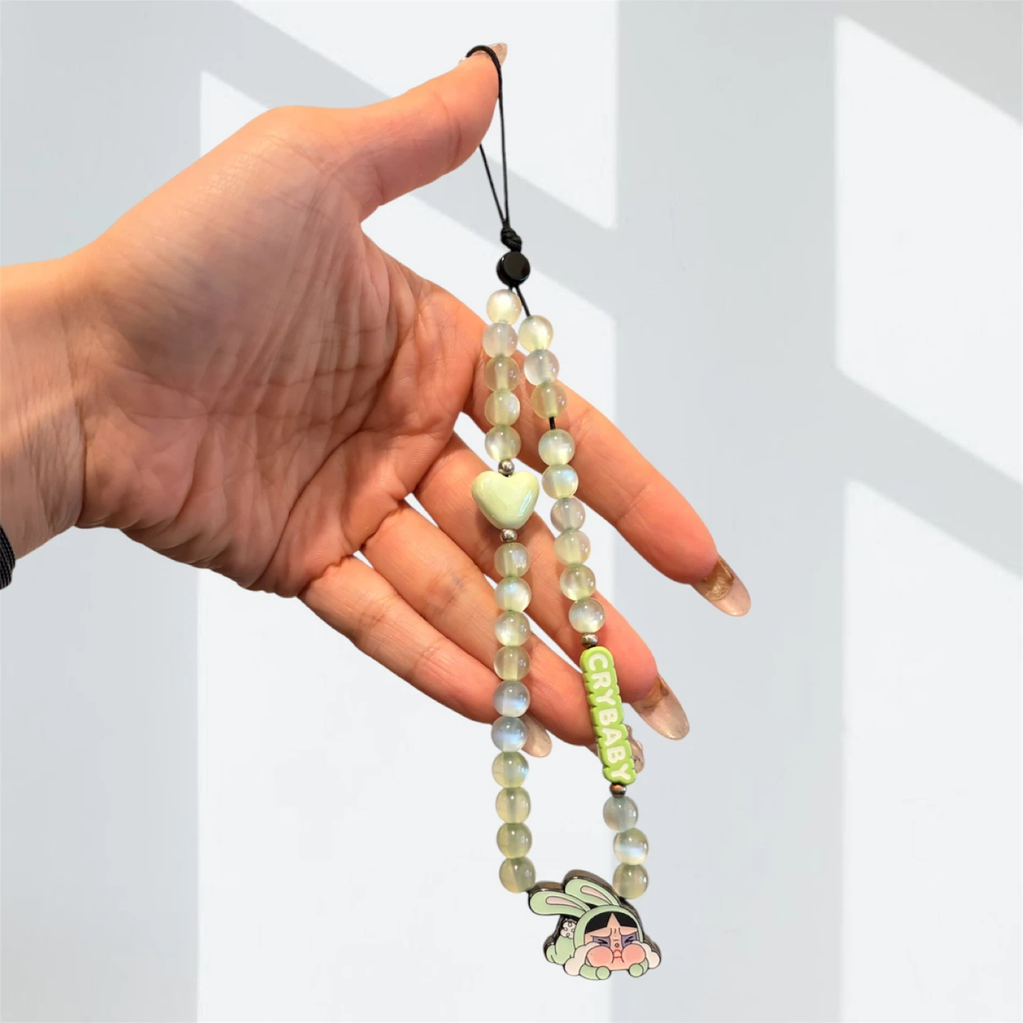 POPMART Crybaby Beaded Phone Charm