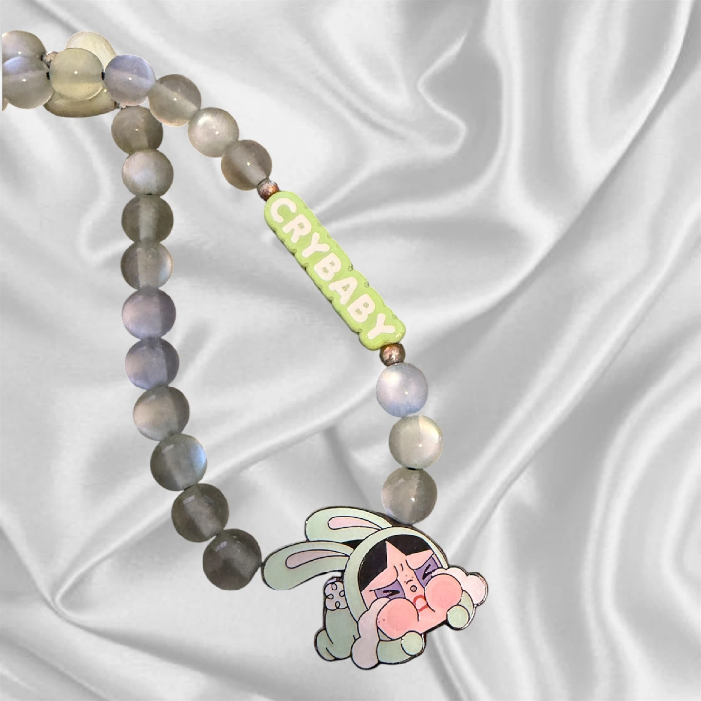 POPMART Crybaby Beaded Phone Charm - photo 2