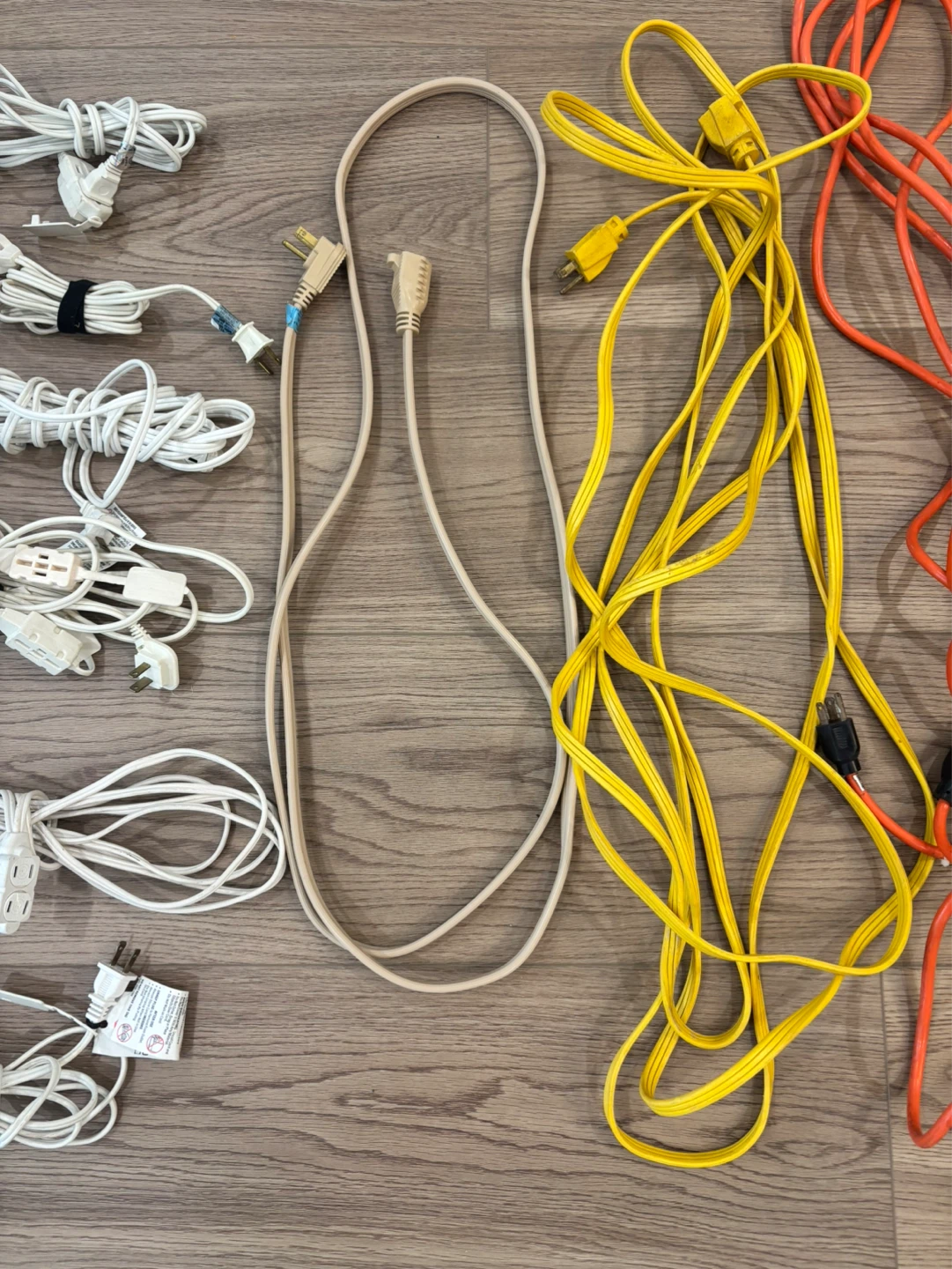 Assorted Power Cords and Surge Protectors - photo 2