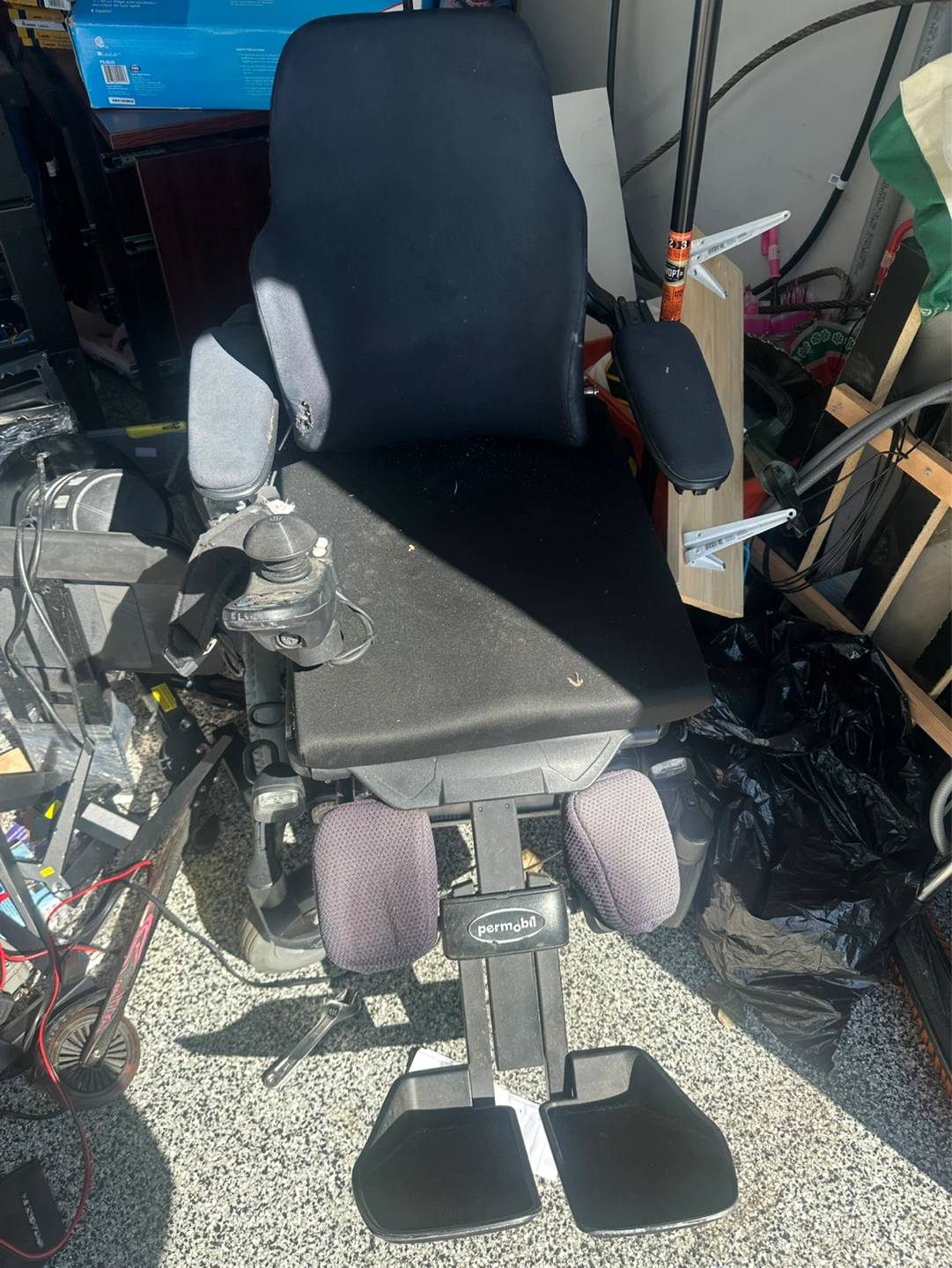 As is Permobil Power Wheelchair with no charger