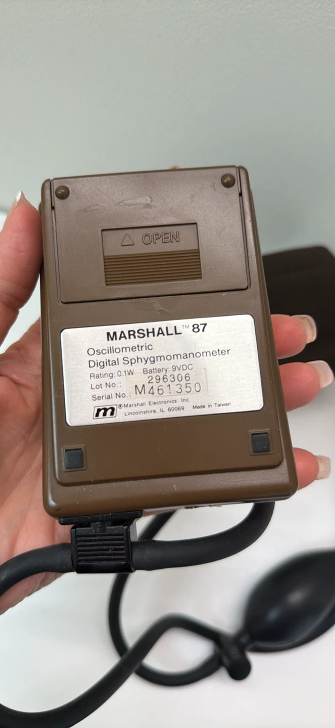 Marshall 87 Digital Sphygmomanometer - photo 2
