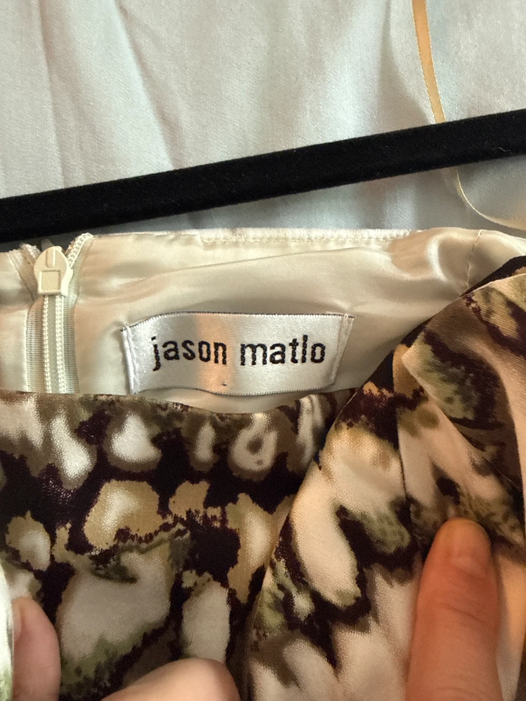 Jason Matlo Strapless Dress - Abstract Print - photo 5