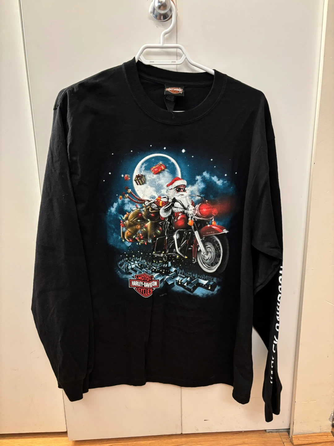 Harley-Davidson Long Sleeve Christmas T-Shirt