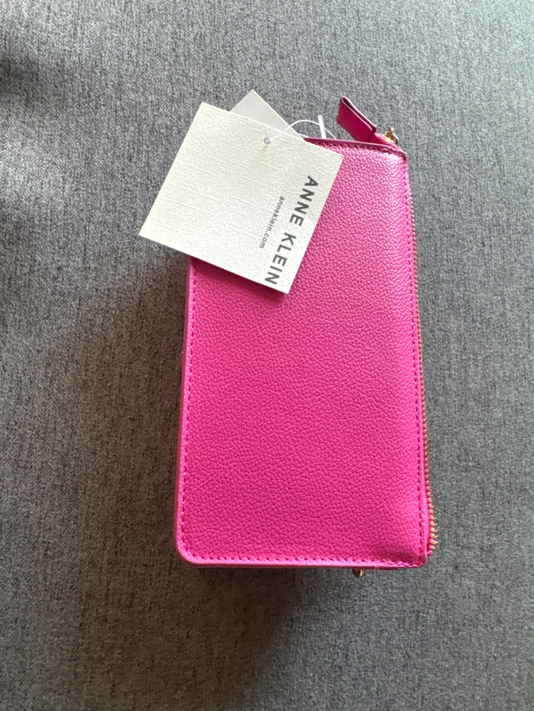 Anne Klein Pink purse clutch with Chain - photo 4