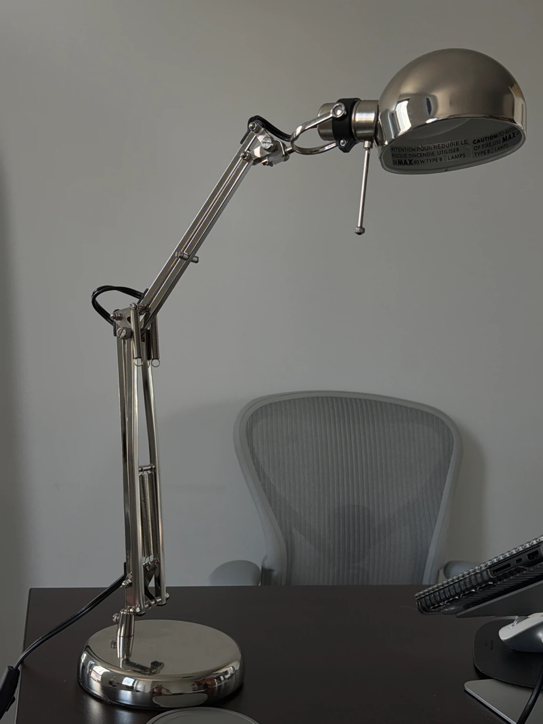 IKEA TERTIAL Work Lamp - Silver
