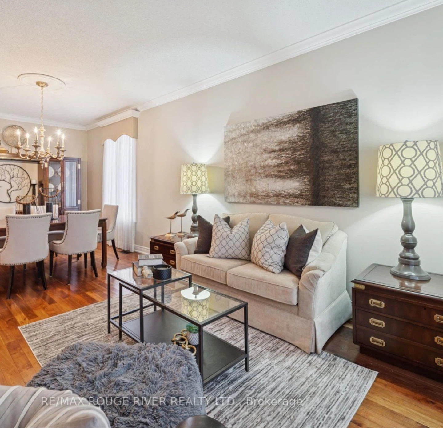 Beige Loveseat Sofa