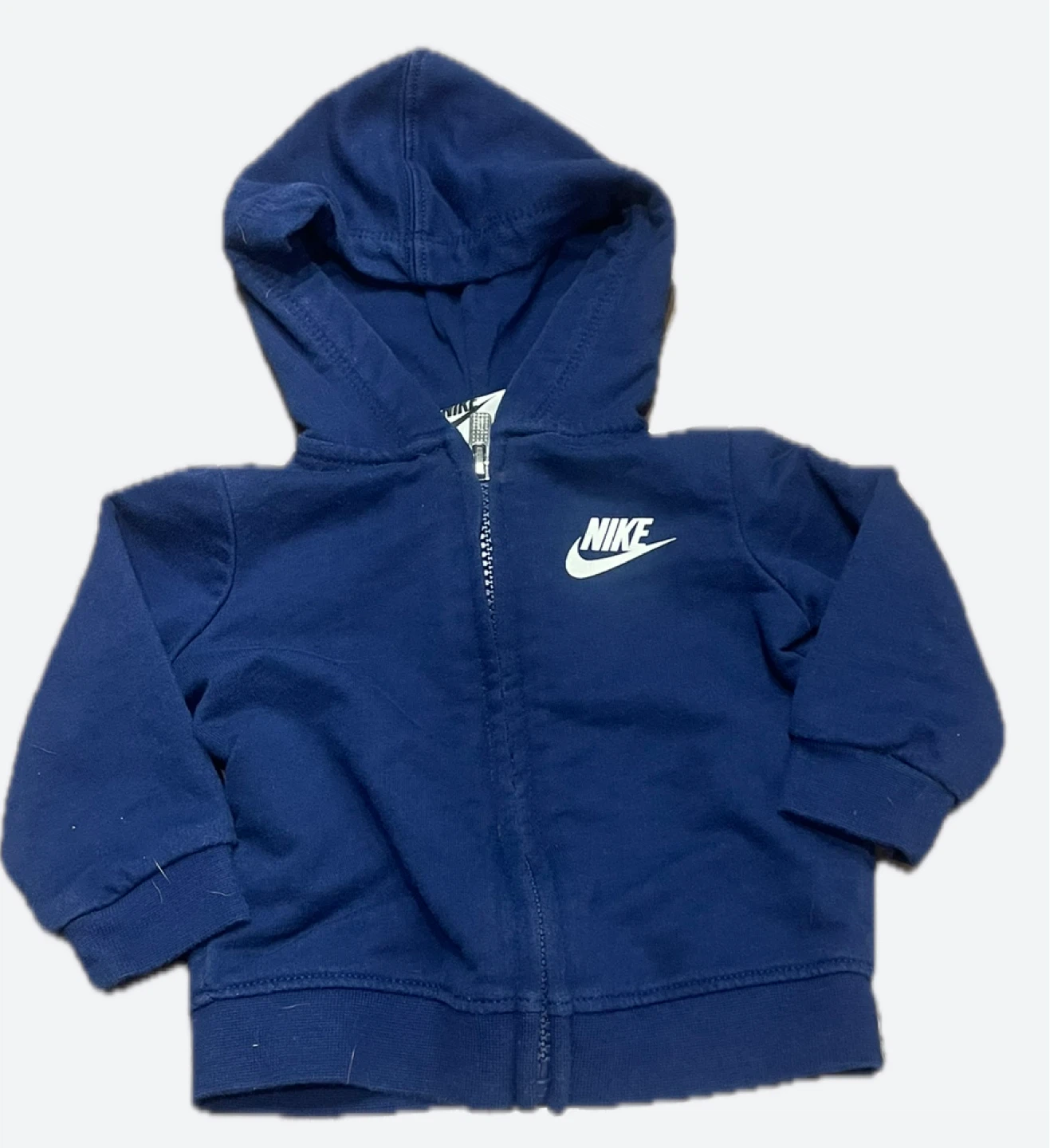 Nike Baby Hoodie - Blue, Size 3M/56-62CM
