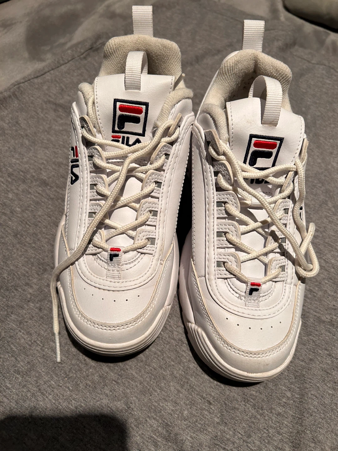Fila Disruptor II White Women's Sneakers Size 7