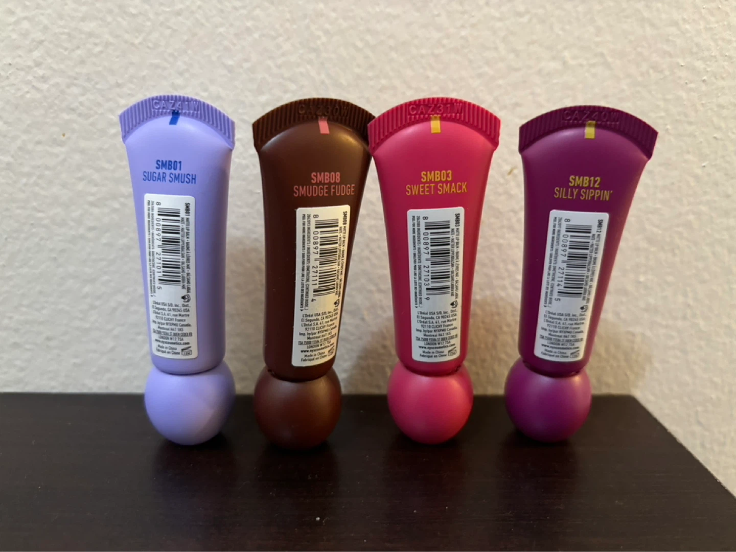 NEW-4 pk NYX Professional Makeup Smushy Matte Lip Balm Set - photo 2