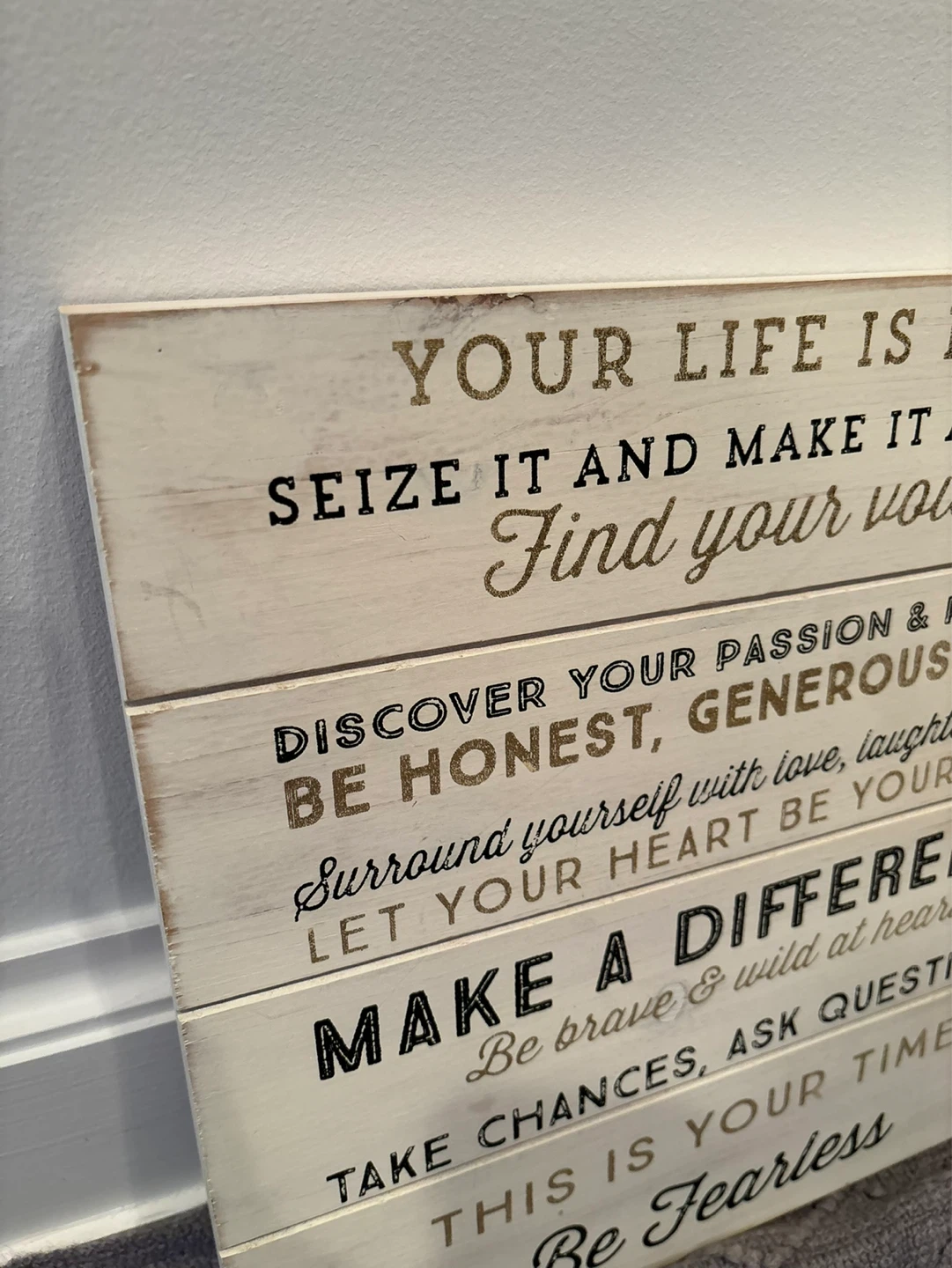 Hometrends Inspirational Decorative Wood Sign - photo 3