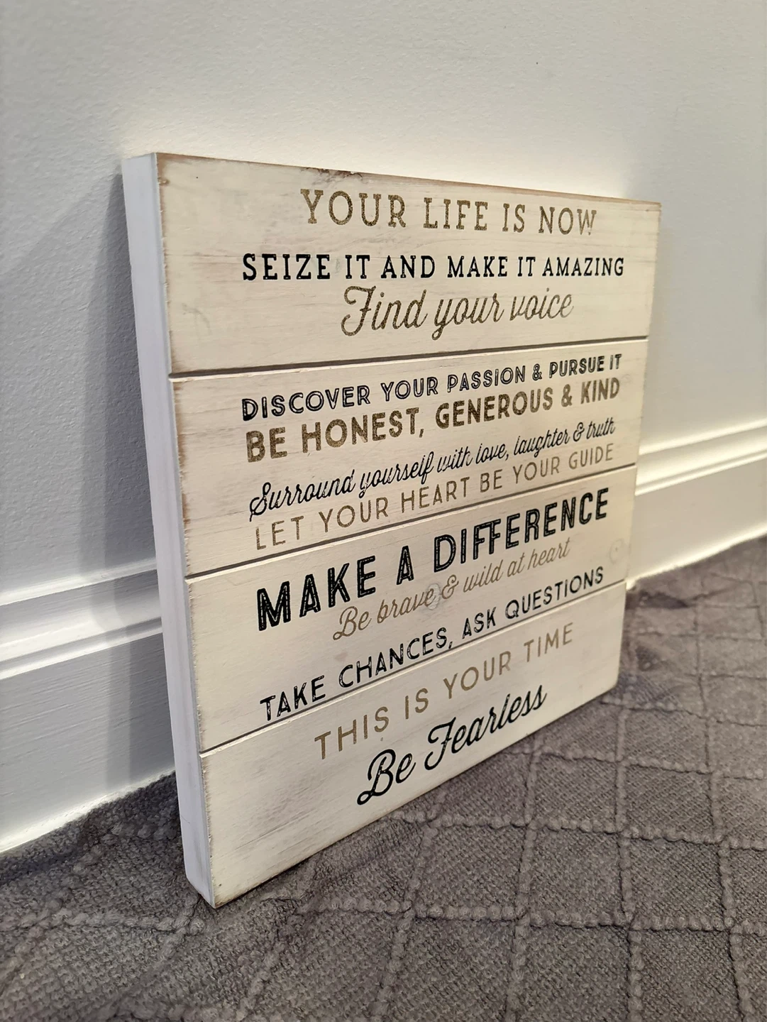 Hometrends Inspirational Decorative Wood Sign - photo 2