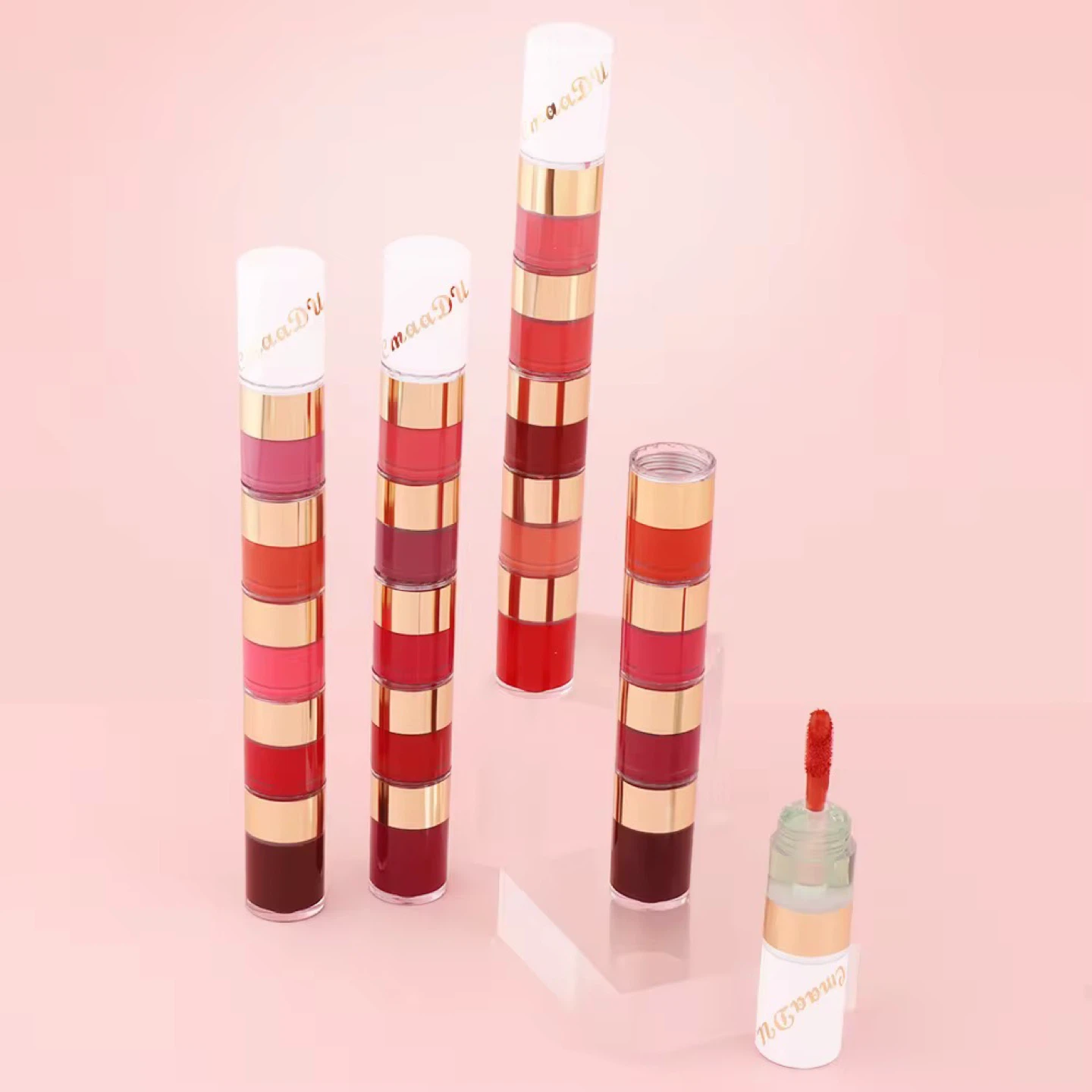 CmaaDU 5 Colors Liquid Lipstick Set - photo 4