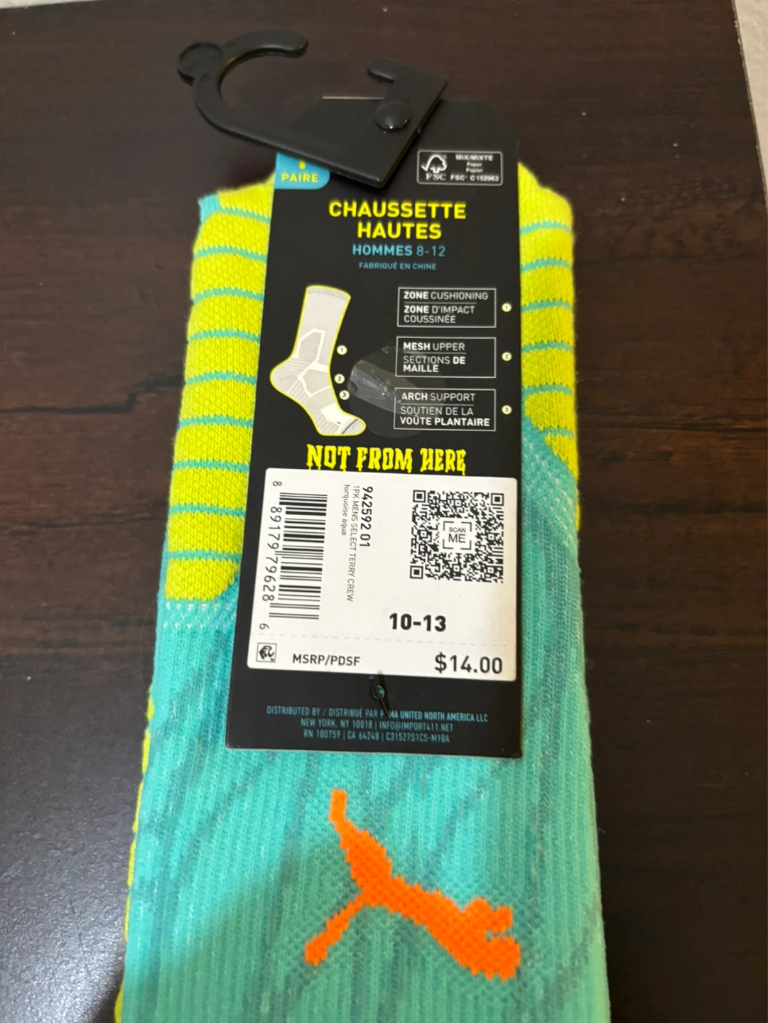 NEW-Puma Men's Crew Socks - photo 2