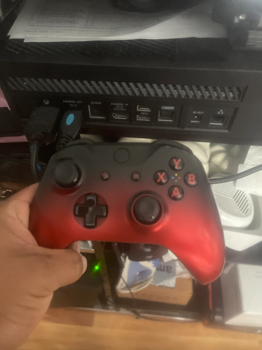 Xbox One Controller - Red/Black Gradient - photo 2