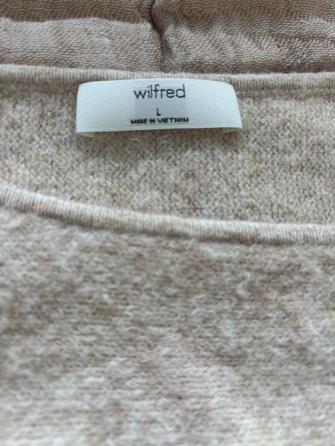 Wilfred Beige Sweater Size L - photo 2