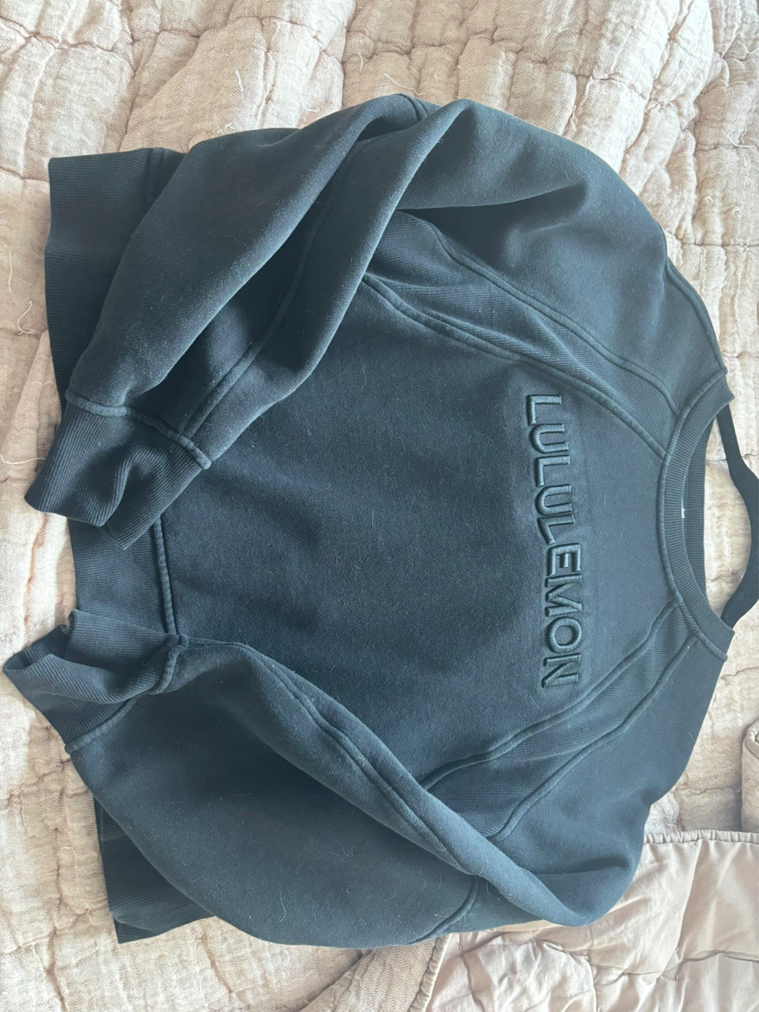Lululemon Black Crewneck Sweatshirt