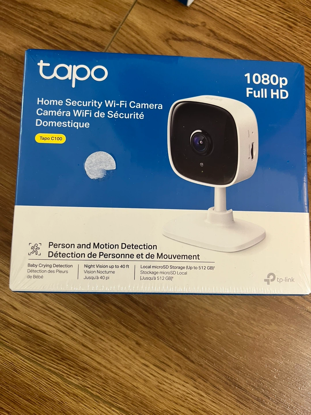 Tapo C100 Home Security Wi-Fi Camera - 1080p Full HD