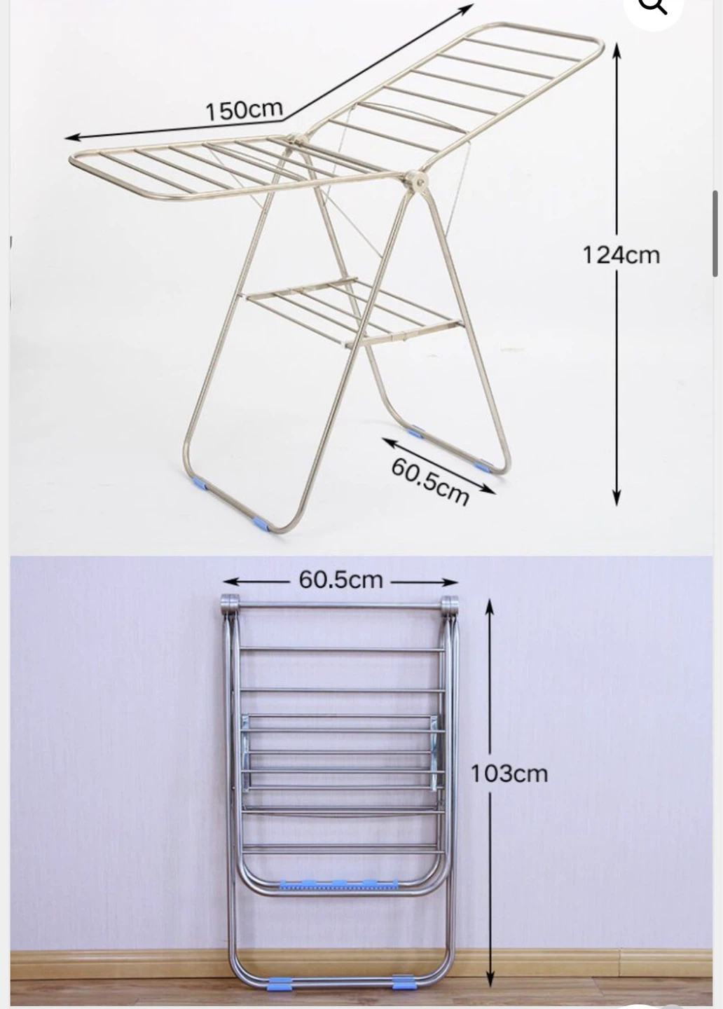 Foldable Cloth Dryer Hanger BRAND NEW - photo 3