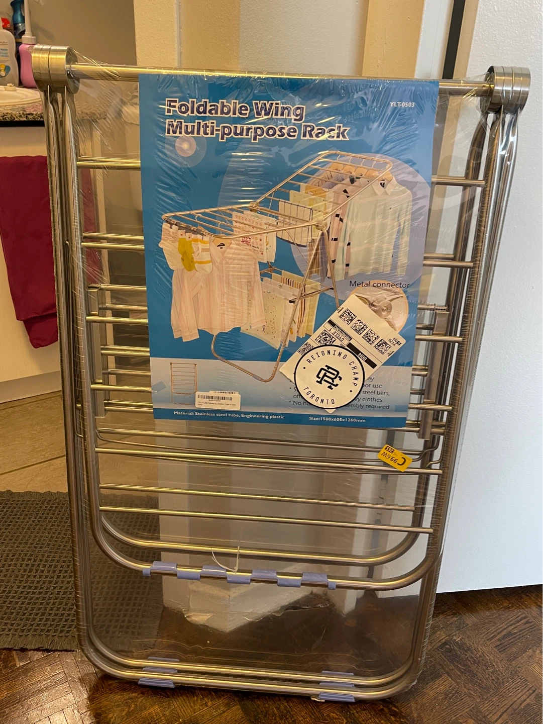Foldable Cloth Dryer Hanger BRAND NEW - photo 4