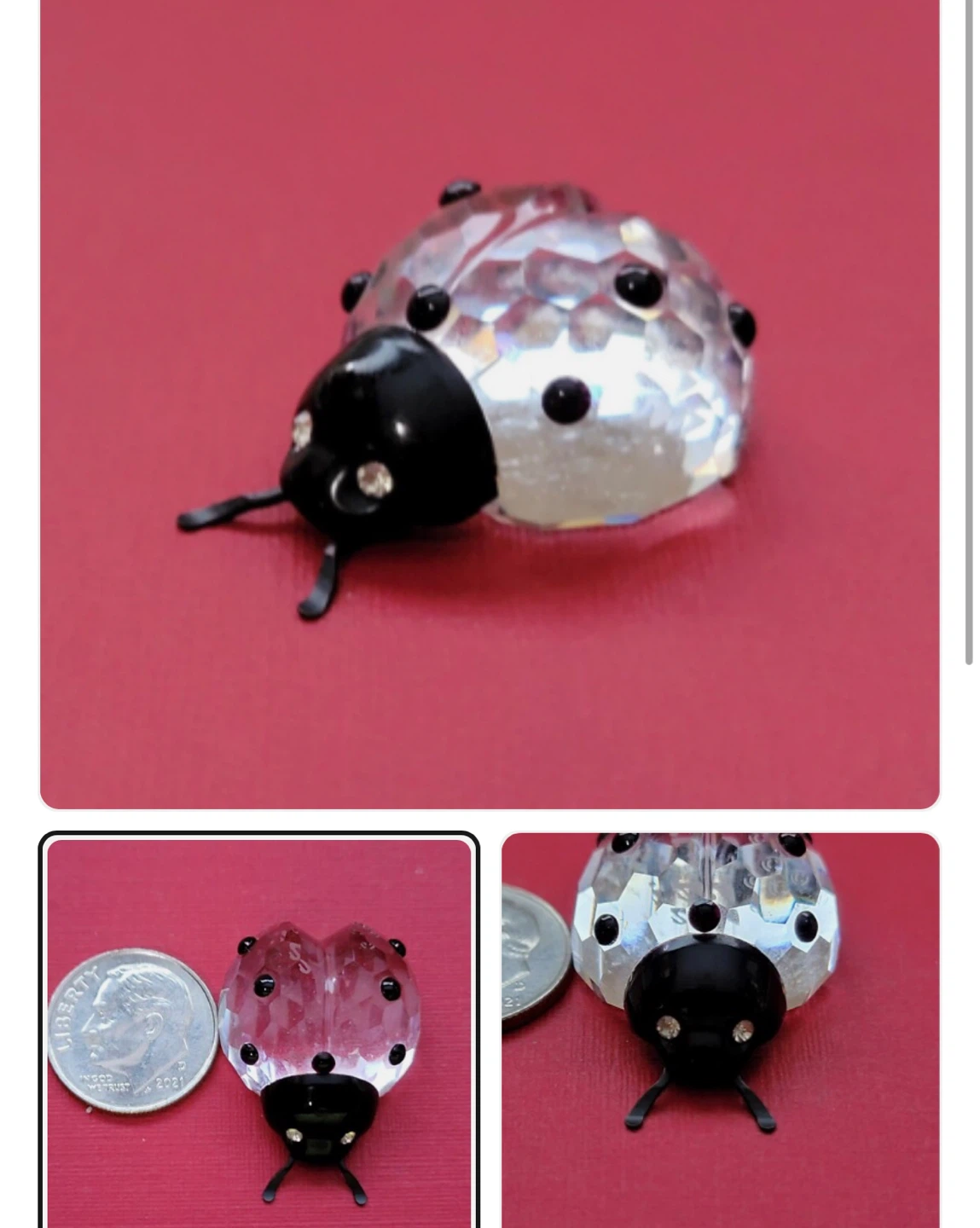 Swarovski Crystal Ladybug Figurine - photo 2