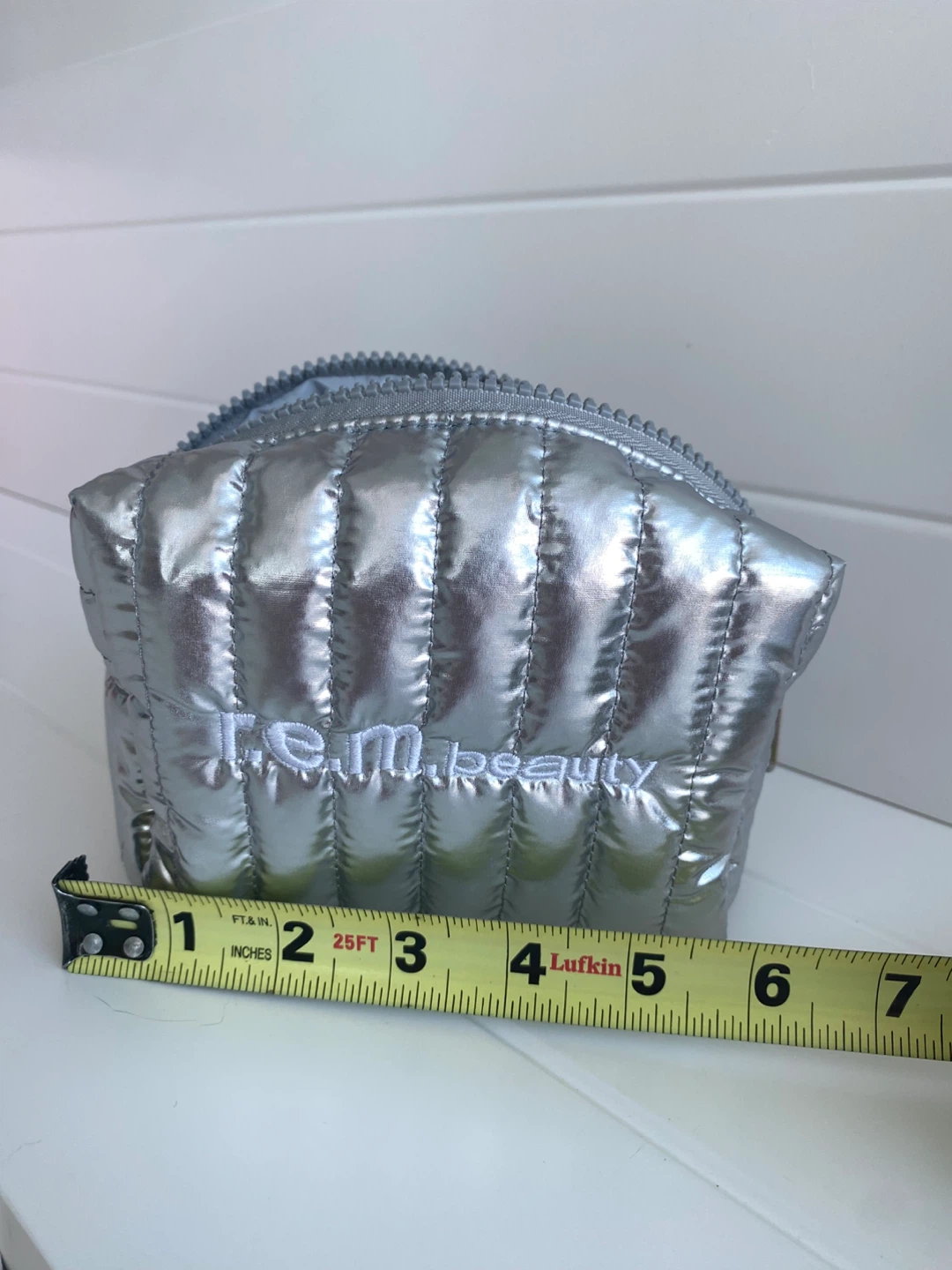 r.e.m. Beauty anniversary silver makeup bag - photo 5