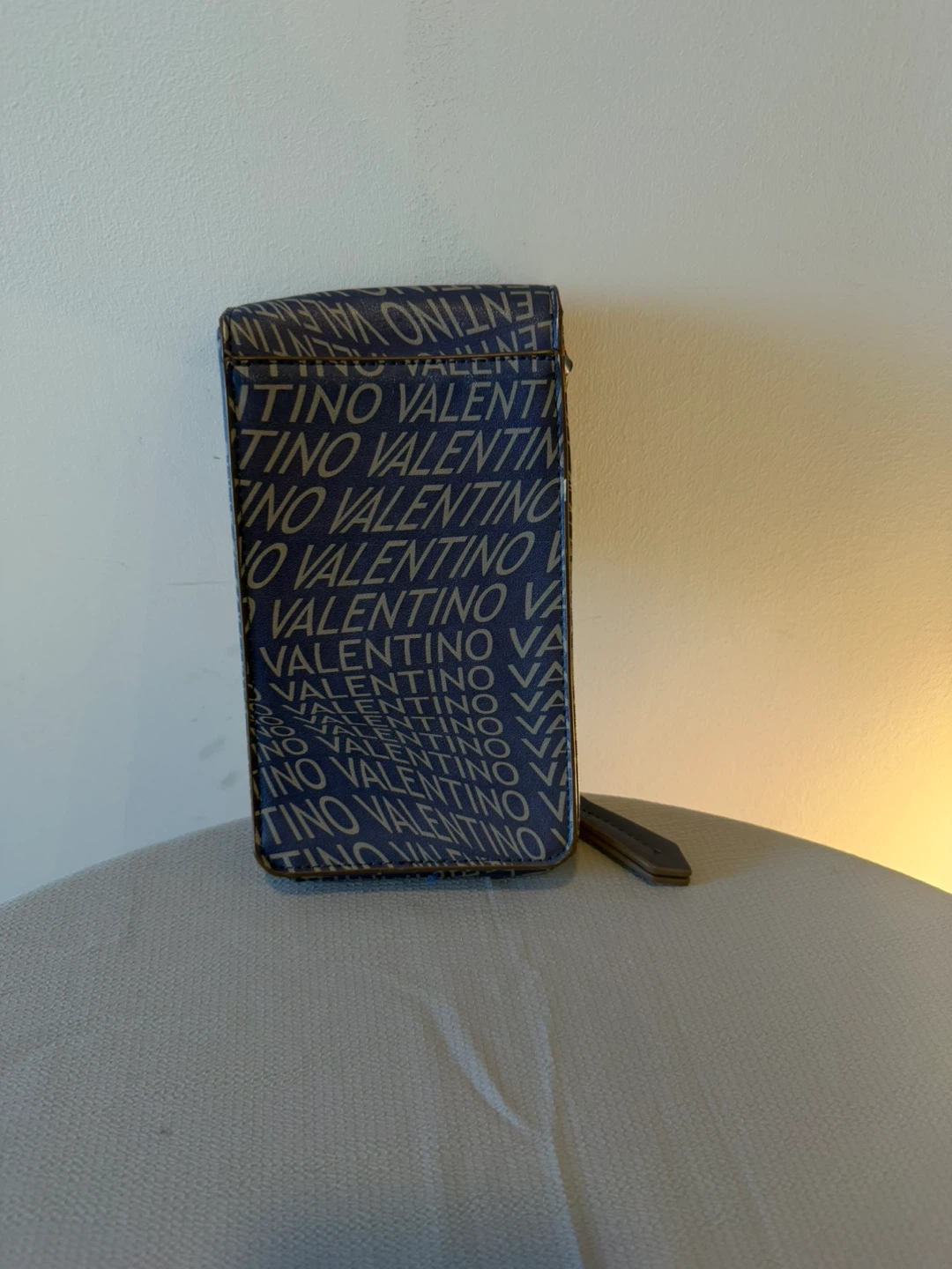 Valentino Mario Valentino Spa Navy Monogram Phone Bag - photo 5