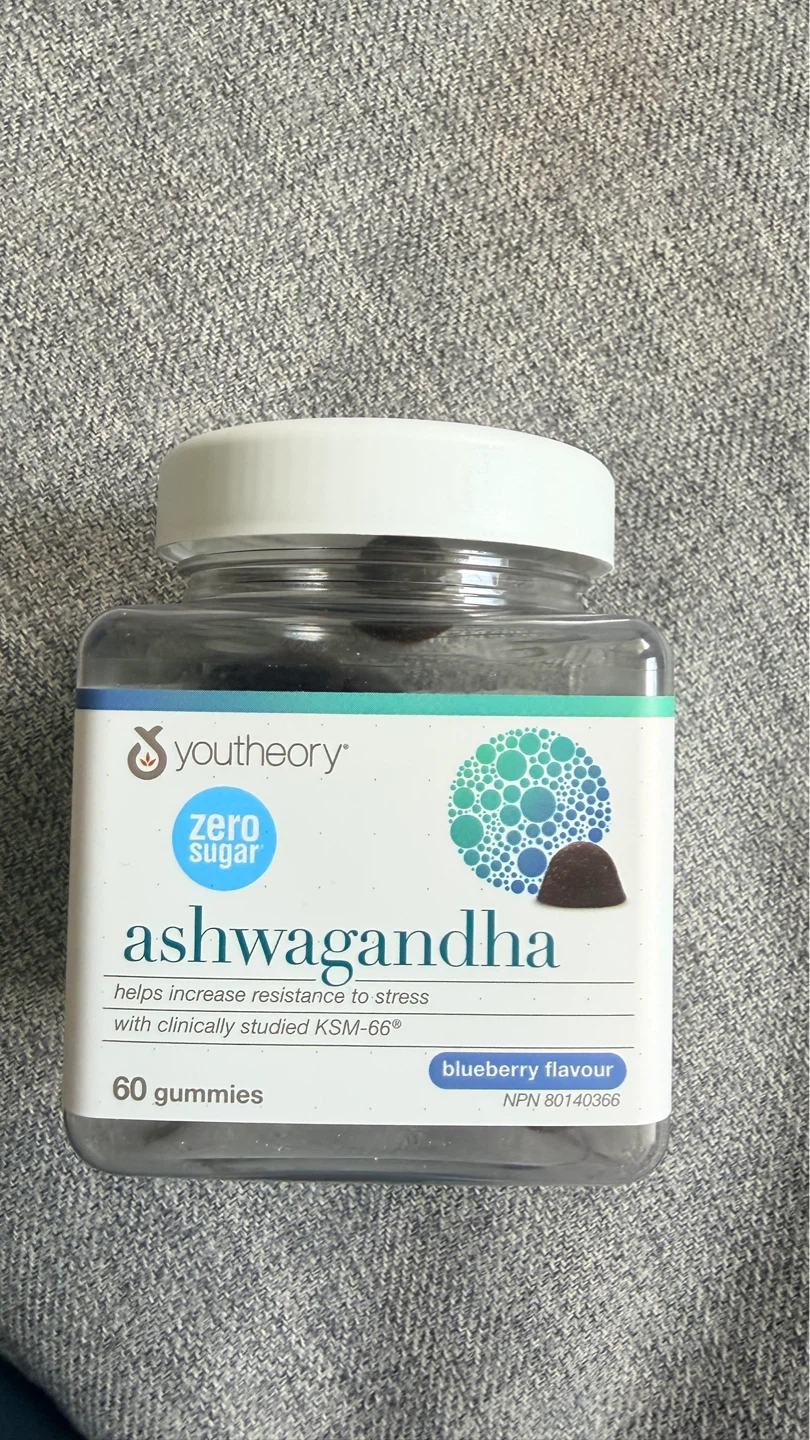 Ashwagandha Gummies - Blueberry Flavour, 58 Count