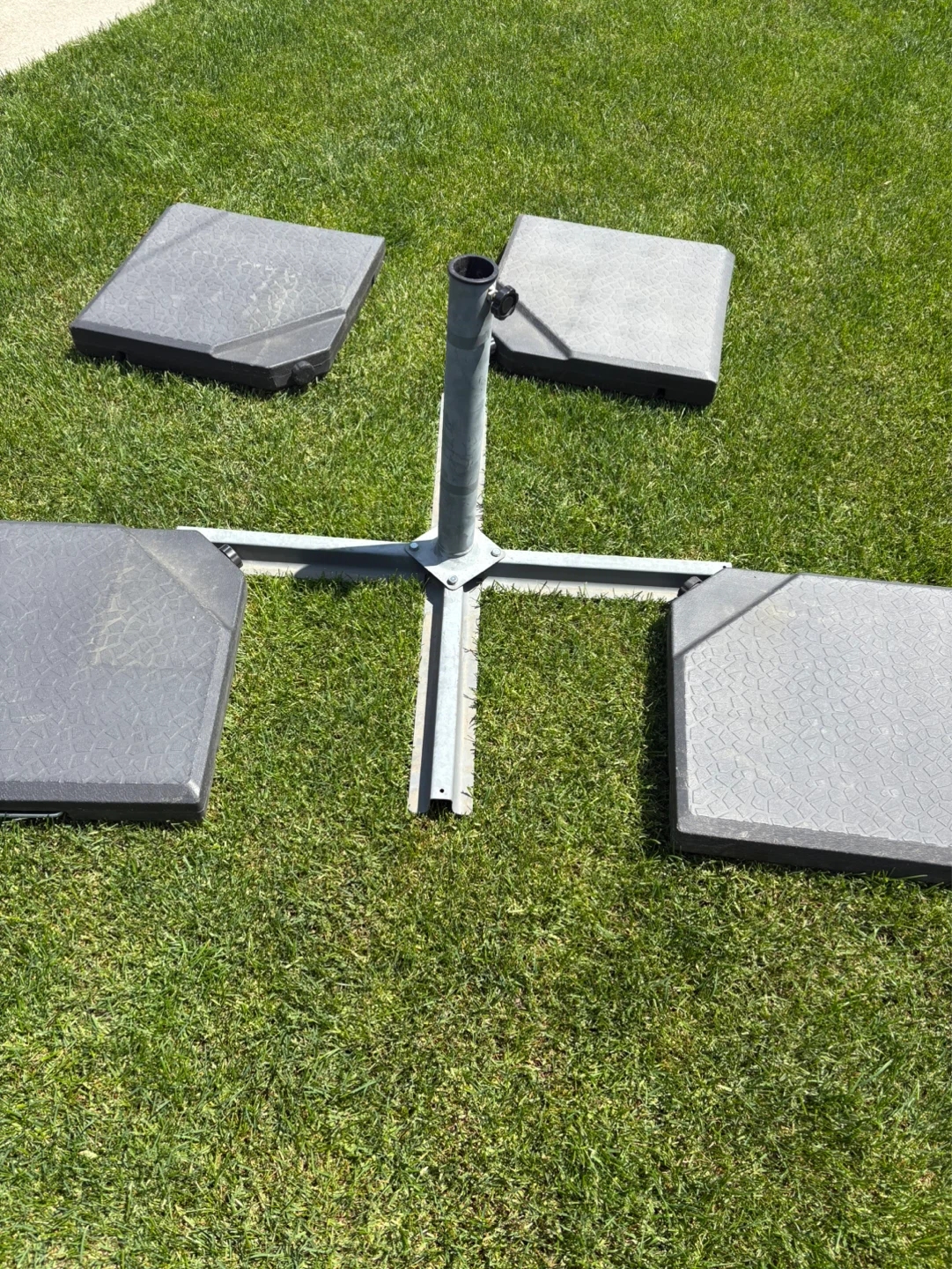 Patio umbrella with stand - photo 3