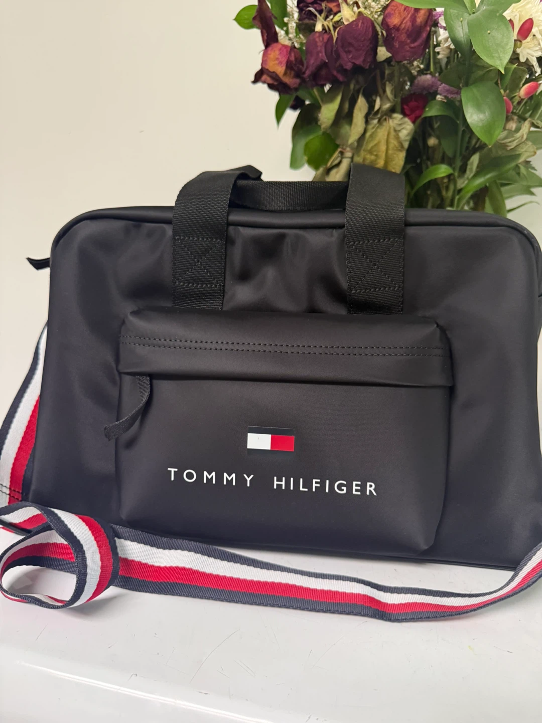 Tommy Hilfiger Black Duffel Bag