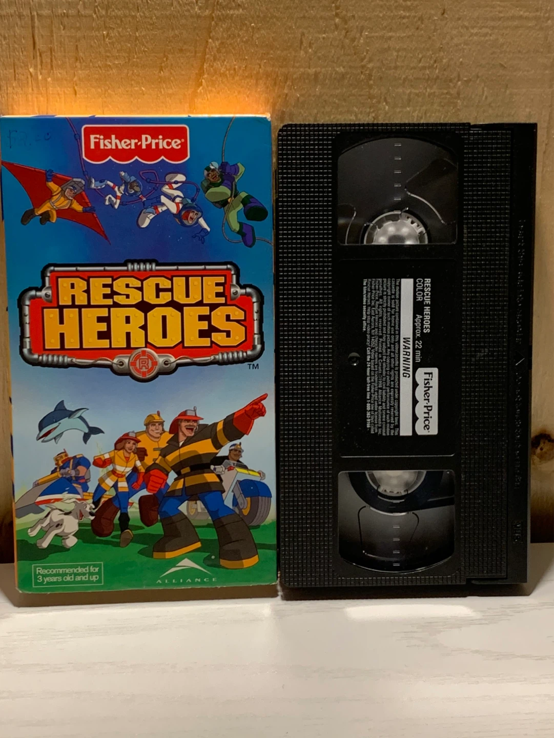 Fisher-Price Rescue Heroes Lava Alarm! VHS Tape