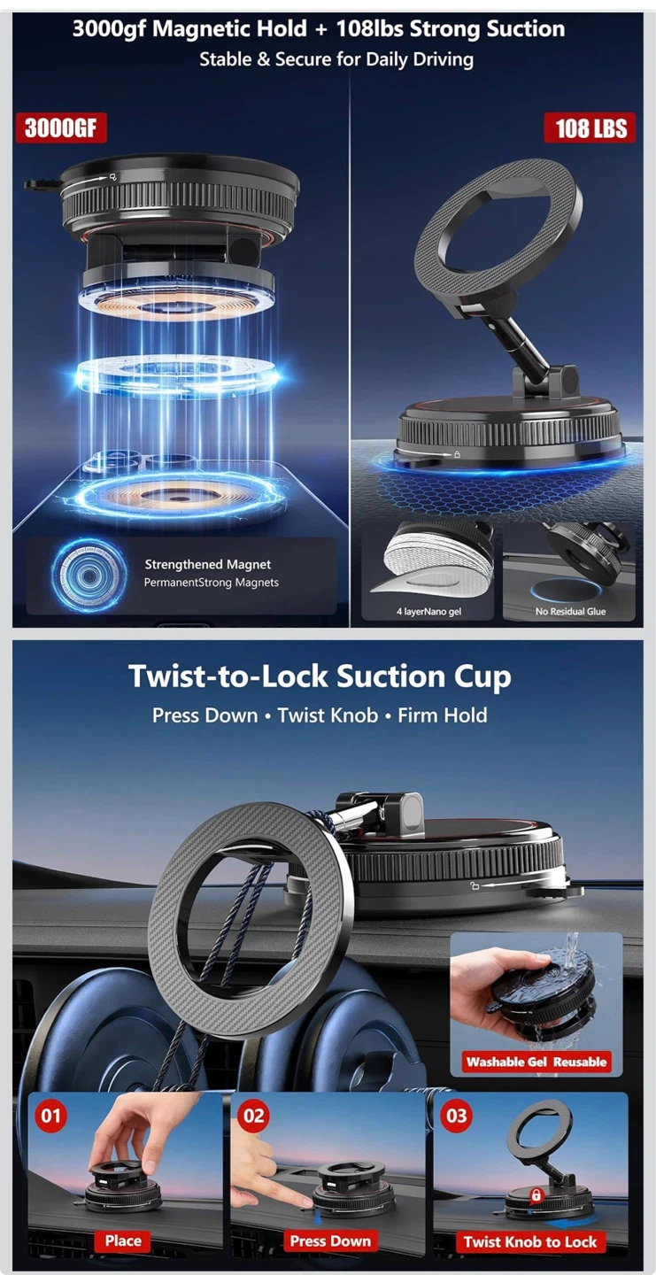 Magnetic Car Phone Holder - photo 2