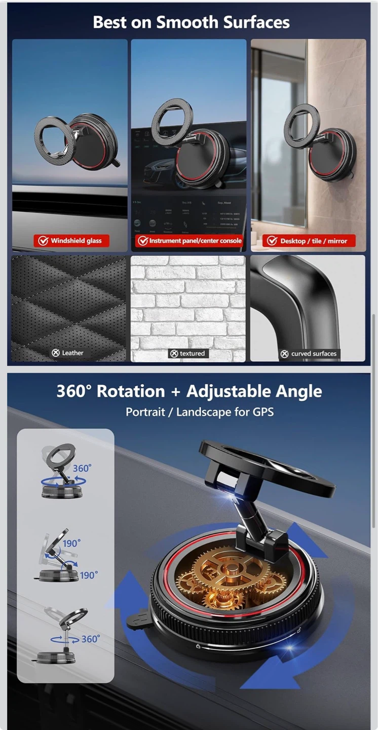 Magnetic Car Phone Holder - photo 3