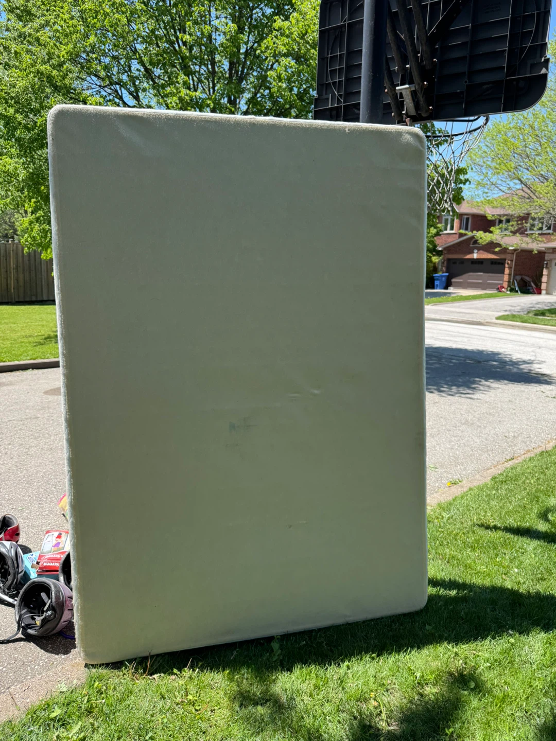 Free double box spring, area rug
