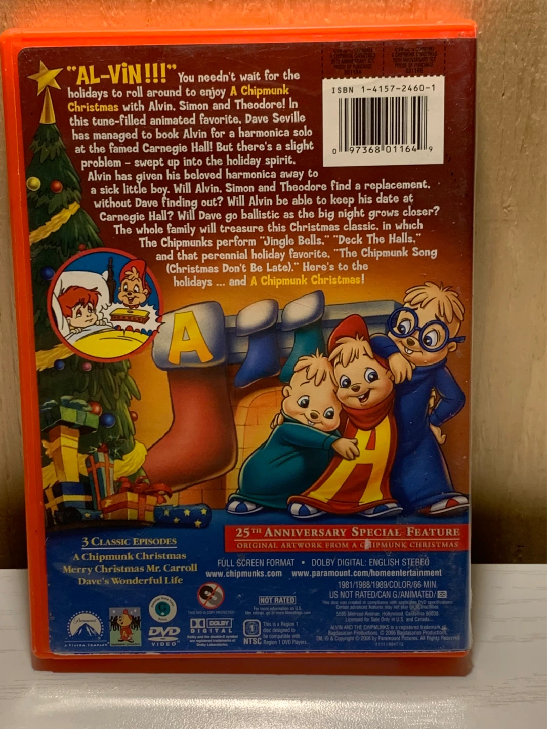 Alvin and the Chipmunks A Chipmunk Christmas DVD - photo 2