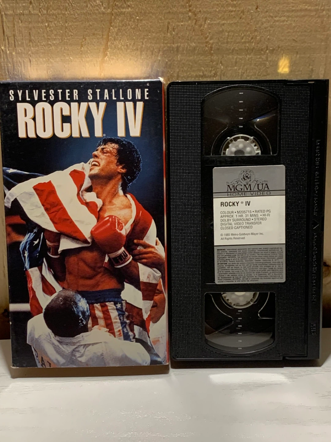 Rocky IV VHS Tape