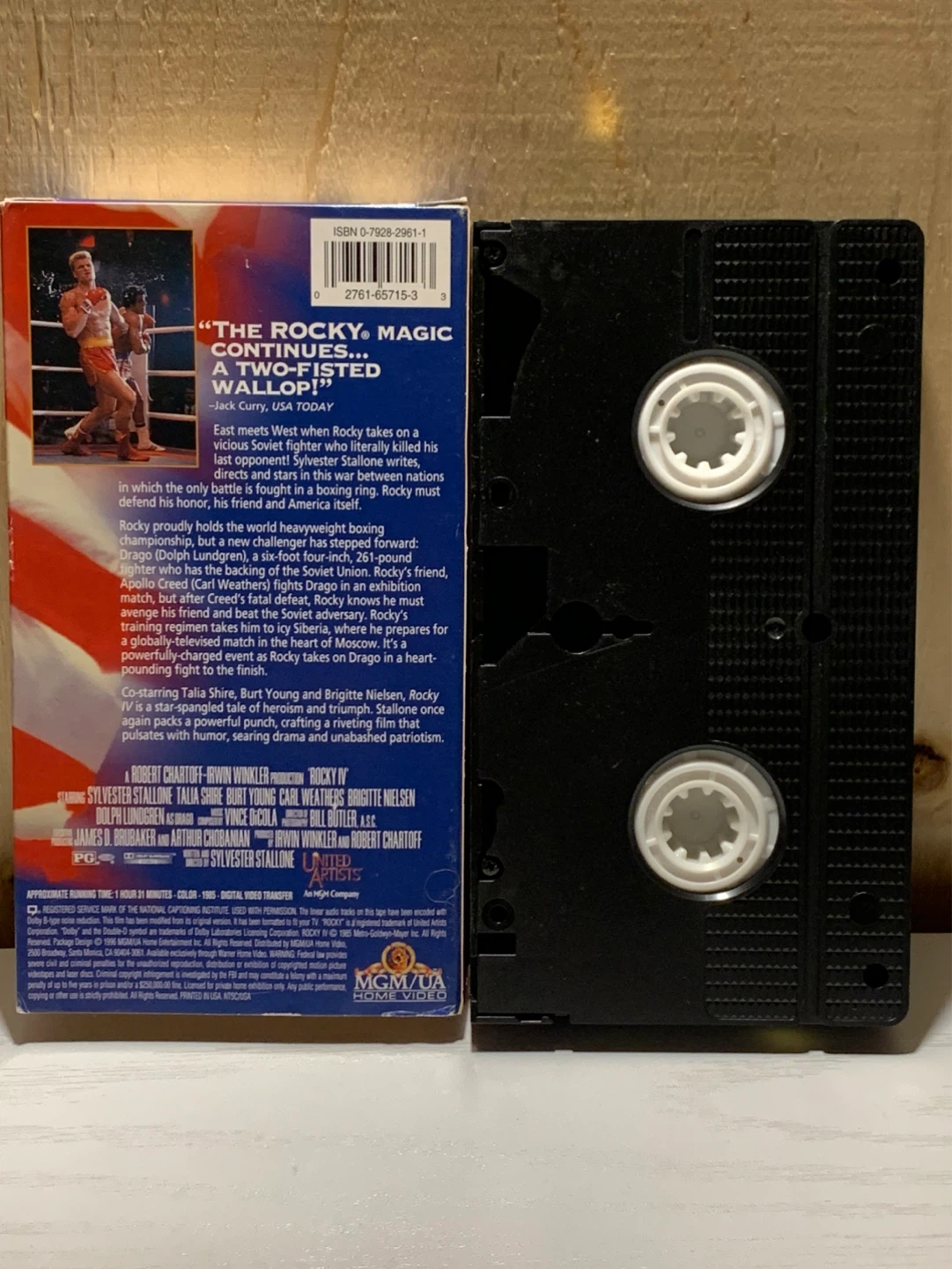 Rocky IV VHS Tape - photo 2