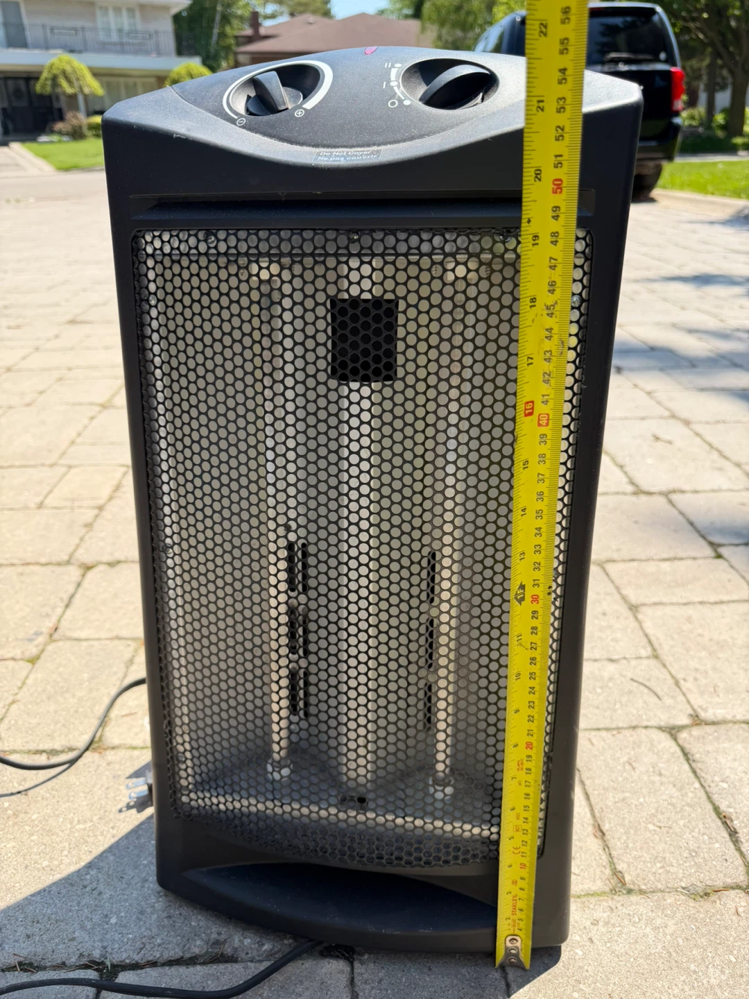 Black Portable Electric Heater