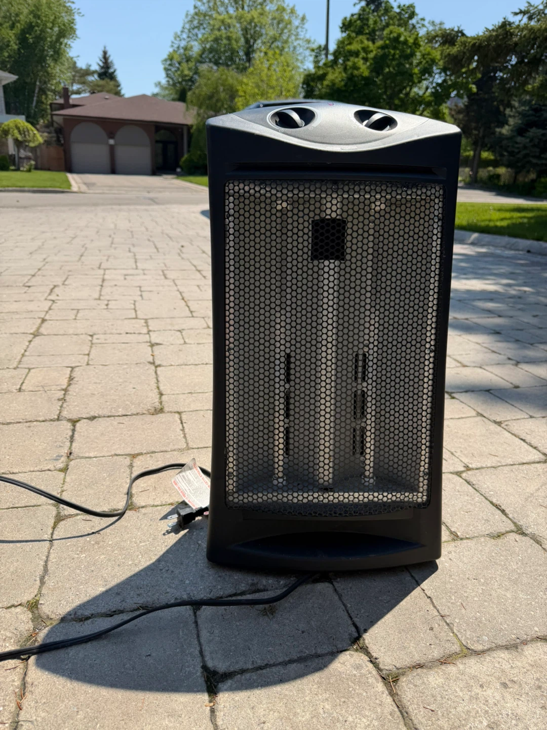 Black Portable Electric Heater - photo 2