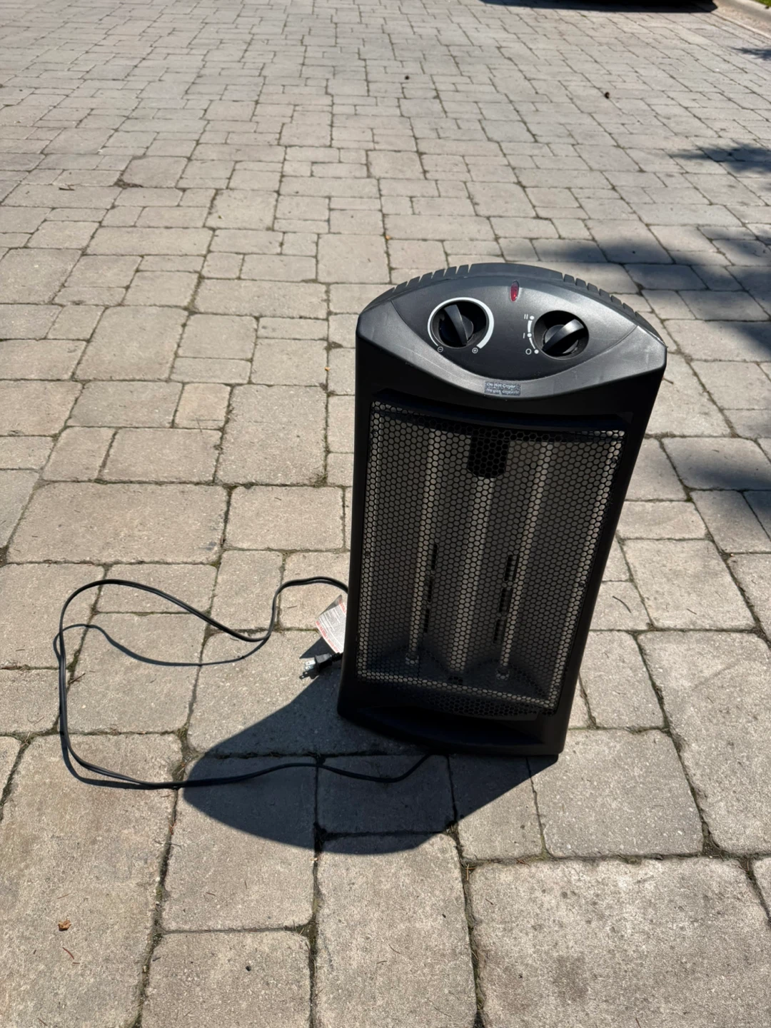 Black Portable Electric Heater - photo 3