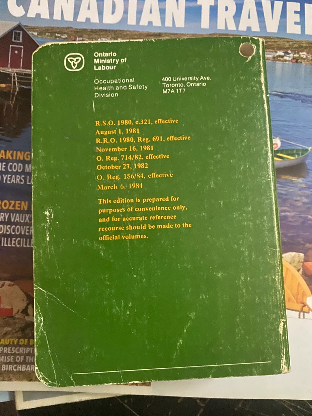 Occupational Health and Safety Act and Regulations - photo 3