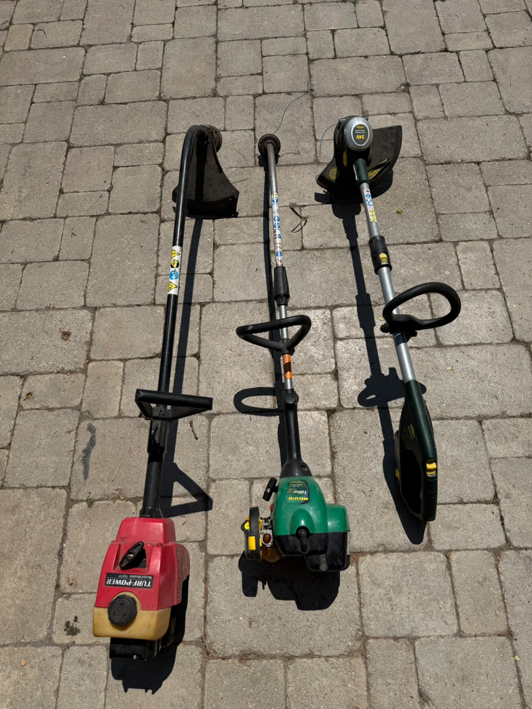 3 String Trimmers and 1 lawn Mower - photo 3