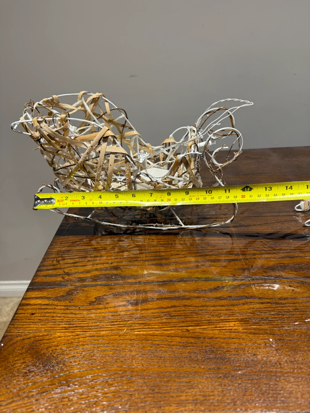 Indoor Christmas Sleigh with 3 Reindeer - photo 4