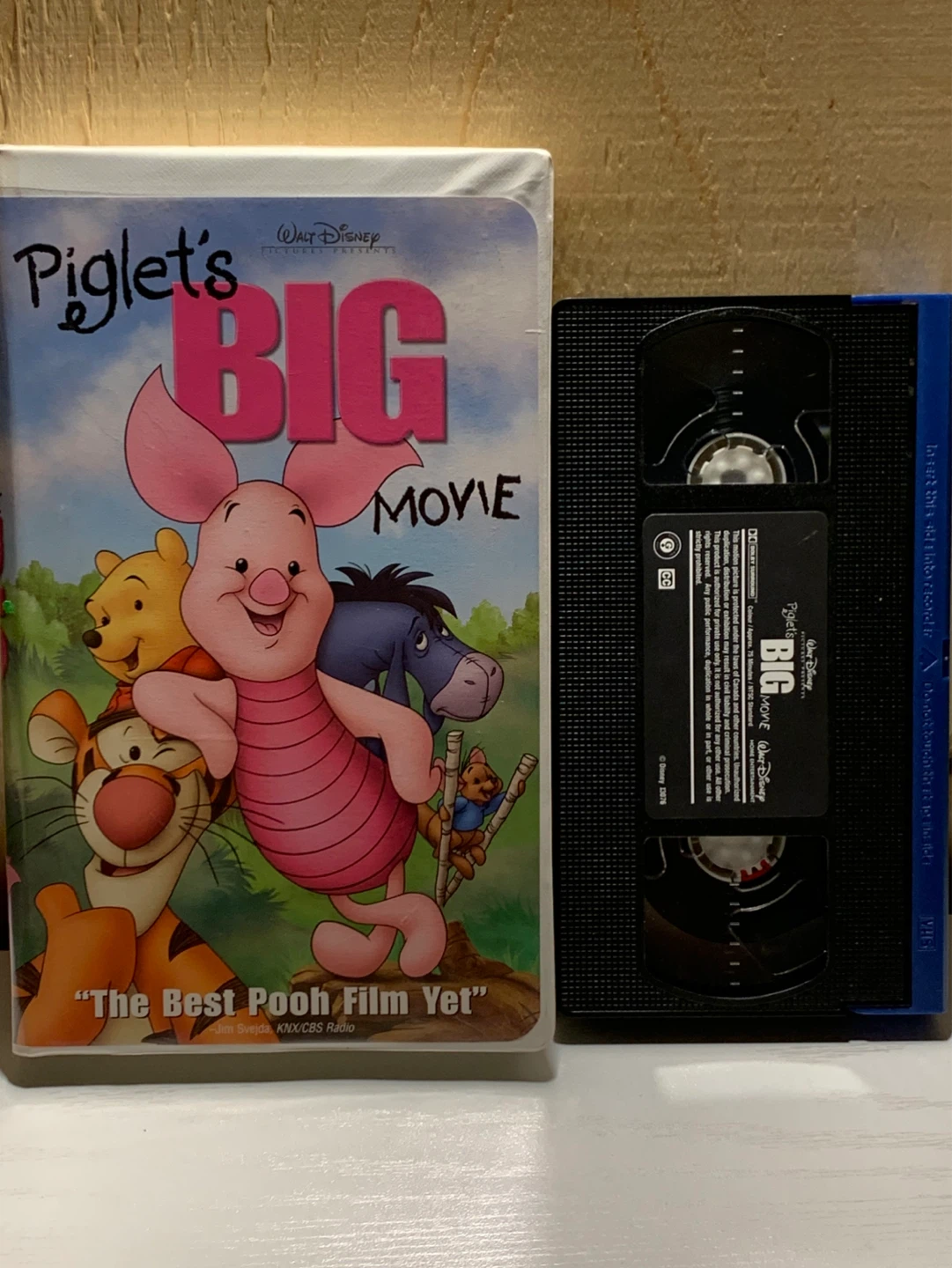 Piglet's Big Movie VHS Tape