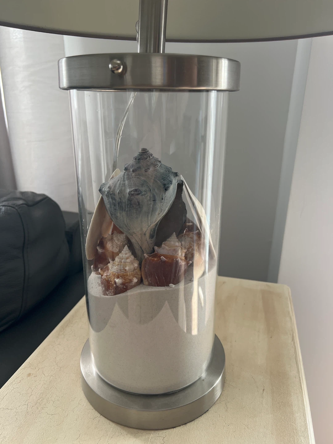 Table Lamp with Shell and Sand Decor - photo 3