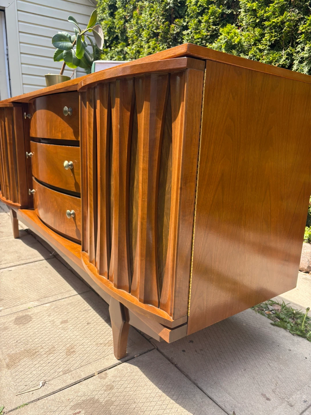MCM Walnut Credenza / Dresser - photo 4