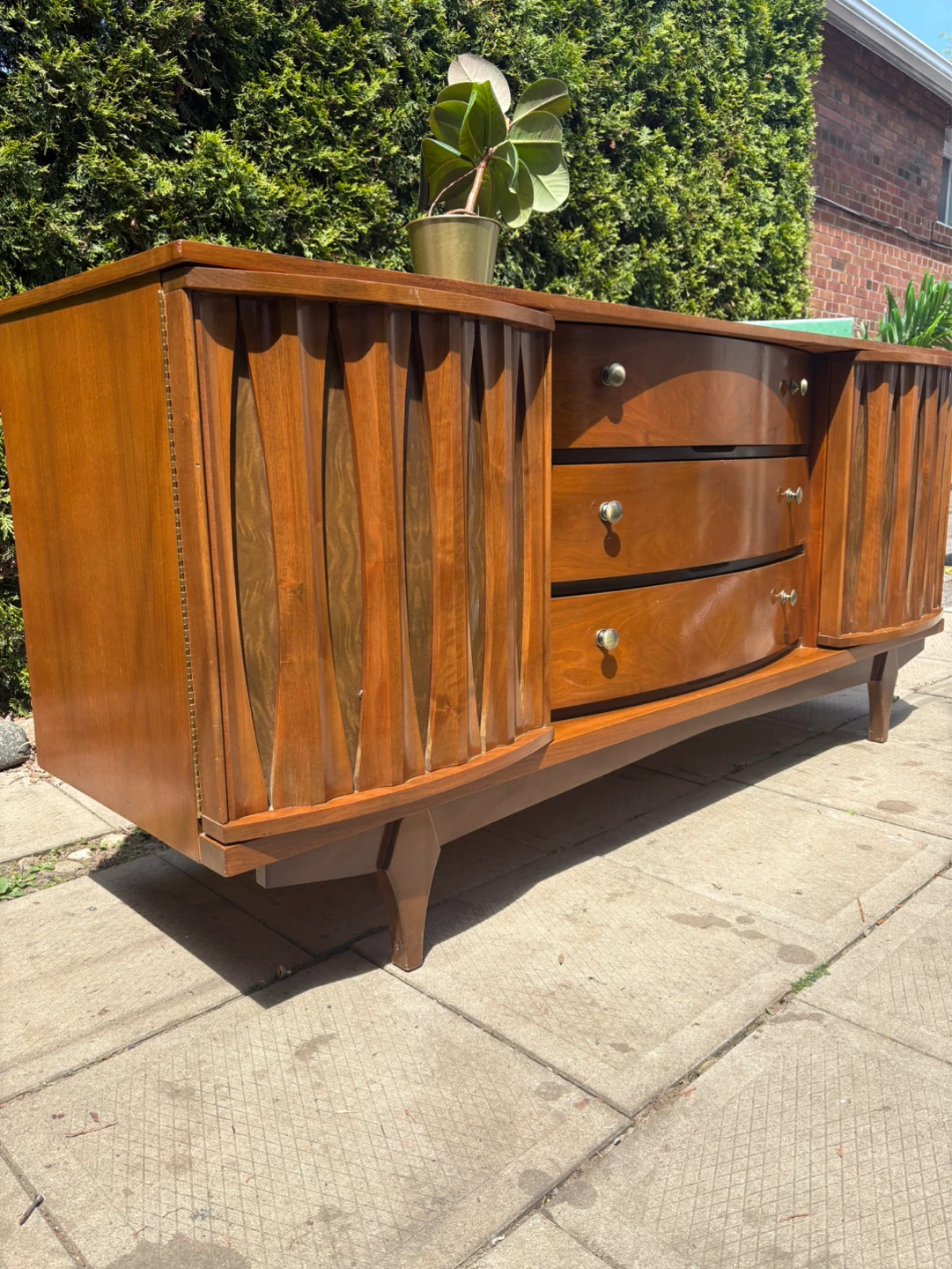 MCM Walnut Credenza / Dresser - photo 3